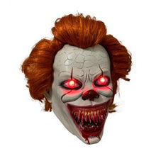 Load image into Gallery viewer, LED Halloween Pennywise Mask