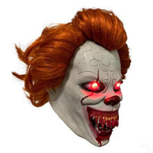 Load image into Gallery viewer, LED Halloween Pennywise Mask